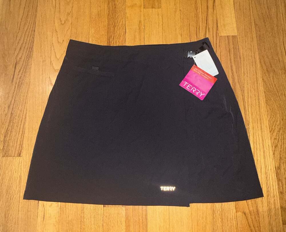 Terry Bicycles Women's NWT Wrapper Multi-Sport Skirt in Black